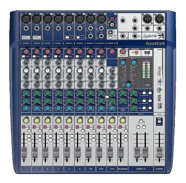 Soundcraft Mixer analógico Signature 12 canais