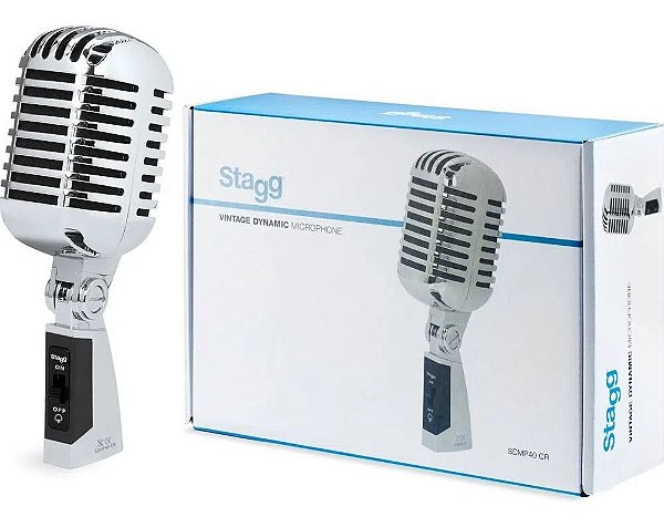 Microfone Dinâmico Vintage Sdmp 40cr - Stagg