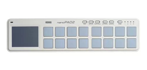 Controlador Korg USB MIDI Nanopad2 WH Branco