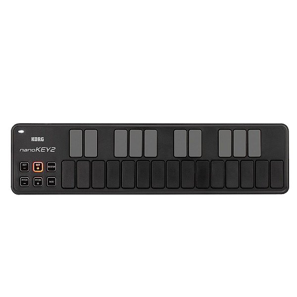 Controlador Korg USB MIDI Nanokey2 Bk Preto
