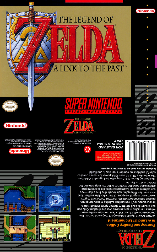 The Legend of Zelda: A Link to the Past - Super Nintendo, Super Nintendo
