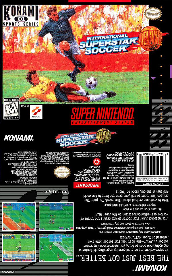 International Superstar Soccer - Um dos melhores jogos de futebol do Super  Nintendo
