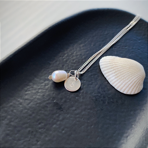 Colar de Prata Pérola de Água Doce