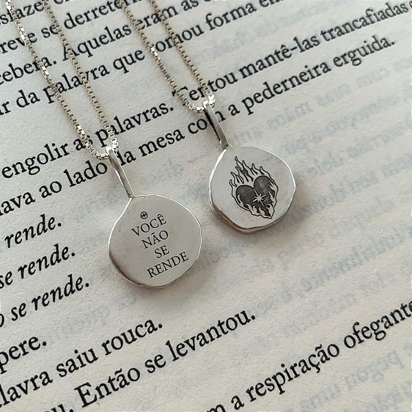 Colar Aelin Coração de Fogo