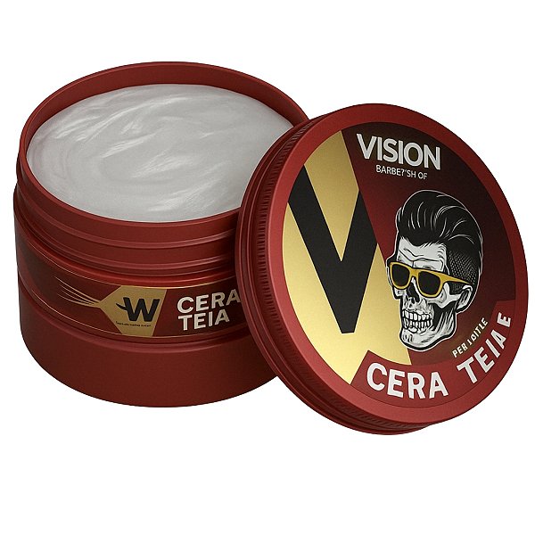 Cera Estilizadora Vision Teia 130g - Fixação Forte para Estilo Duradouro