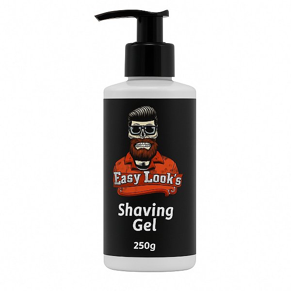 Gel de Barbear Easy Look's 250g - Barbear Preciso e Confortável