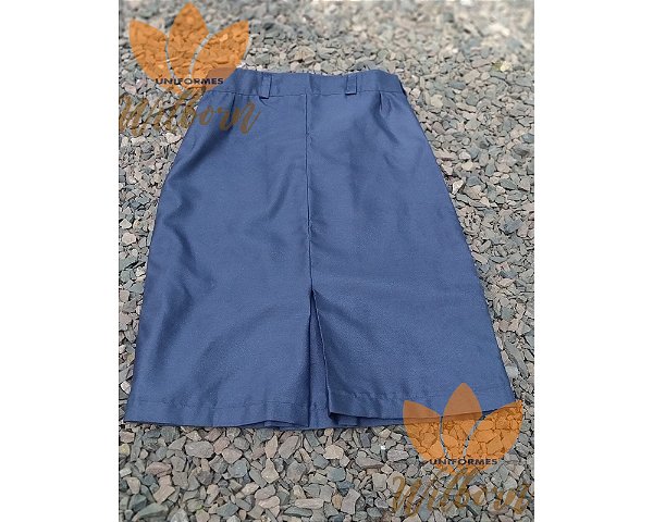 SAIA AVENTUREIRO ADULTO E INFANTIL - GABARDINE AZUL MARINHO
