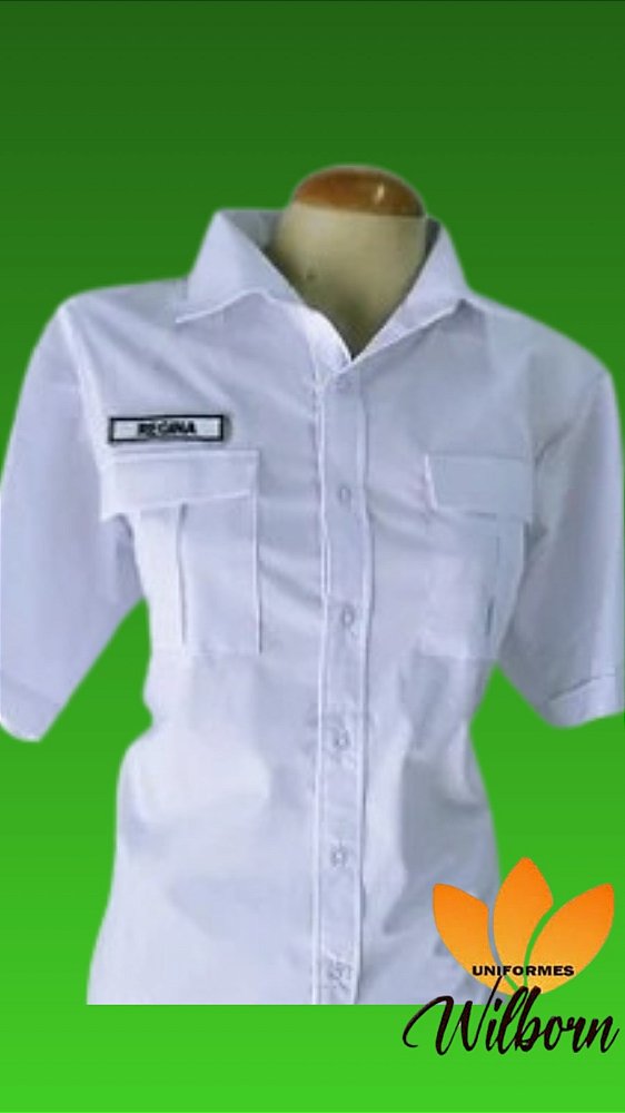 CAMISA SOCIAL MASCULINO - UNIFORME DE GALA dos AVENTUREIROS ou DESBRAVADORES - COM ou SEM EMBLEMAS