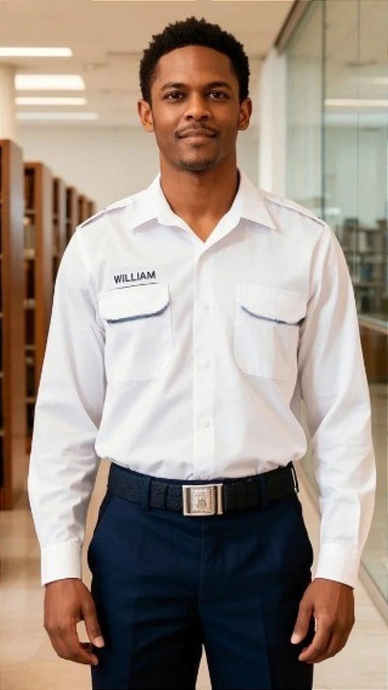 UNIFORME ADULTO MASCULINO AVT (AVENTUREIROS) - MANGA LONGA - CAMISA, CALÇA E CINTO - EMBLEMAS COSTURADOS