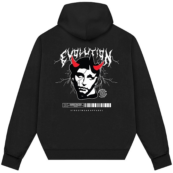 Blusão Blusa de Moletom Canguru Streetwear - Bad Evolution