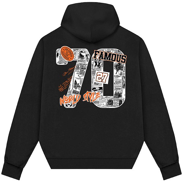 Blusão Blusa de Moletom Canguru Streetwear - Famous 70