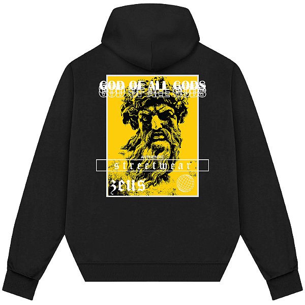 Blusão Blusa de Moletom Canguru Streetwear - God of all Gods
