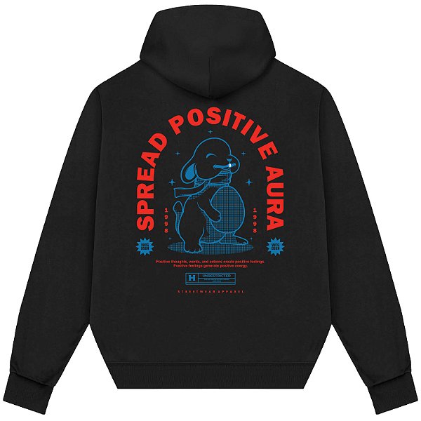 Blusão Blusa de Moletom Canguru Streetwear - Spread Positive Aura