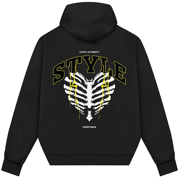 Blusão Blusa de Moletom Canguru Streetwear - Style Supply