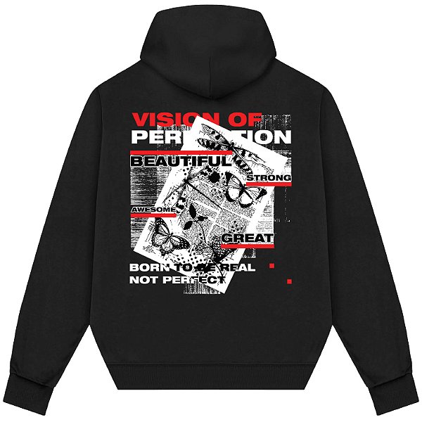 Blusão Blusa de Moletom Canguru Streetwear - Vision Of Perfection
