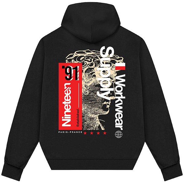 Blusão Blusa de Moletom Canguru Streetwear - Workwear Supply