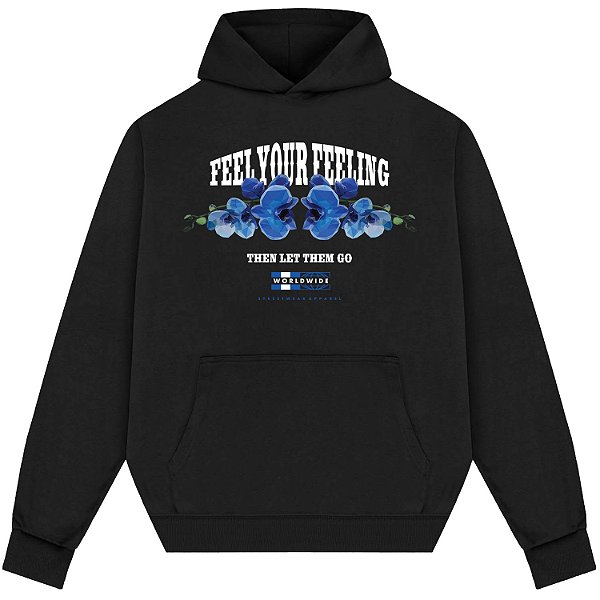 Blusão Blusa de Moletom Canguru Streetwear - Feel Your Feelling
