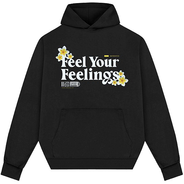 Blusão Blusa de Moletom Canguru Streetwear - Feel Your Feellings