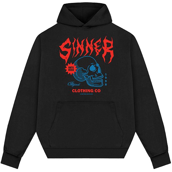 Blusão Blusa de Moletom Canguru Streetwear - Sinner Clothing Co.