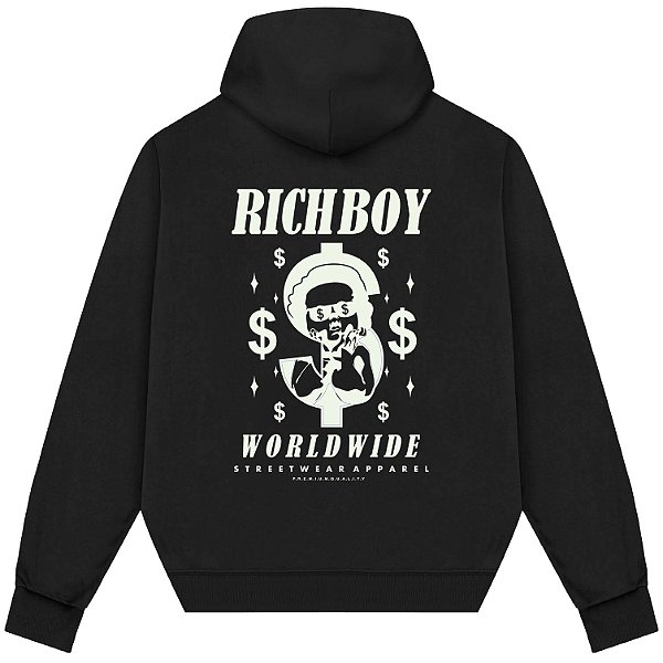 Blusão Blusa de Moletom Canguru Streetwear - Richboy Worldwide