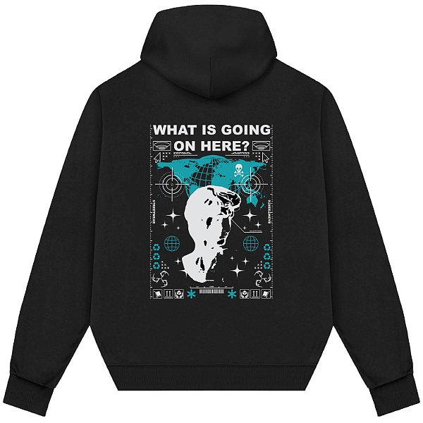 Blusão Blusa de Moletom Canguru Streetwear - Whats is Going Here