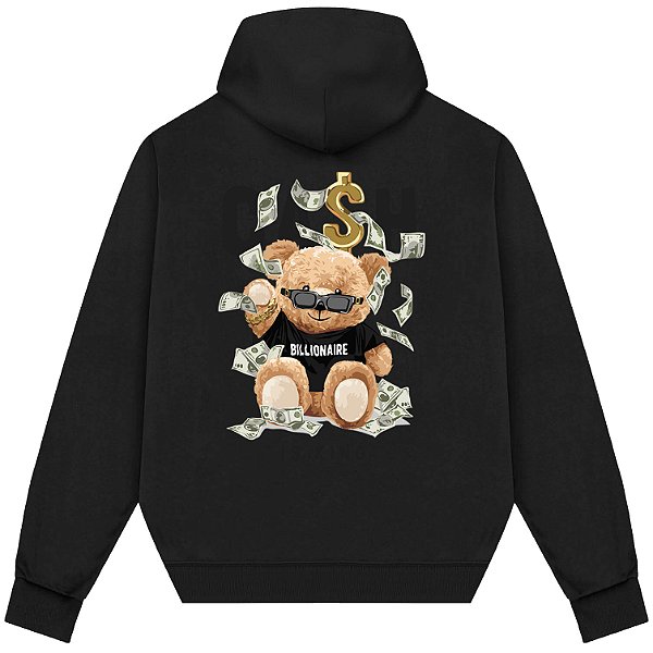 Blusão Blusa de Moletom Canguru Streetwear - Cash Billionaire