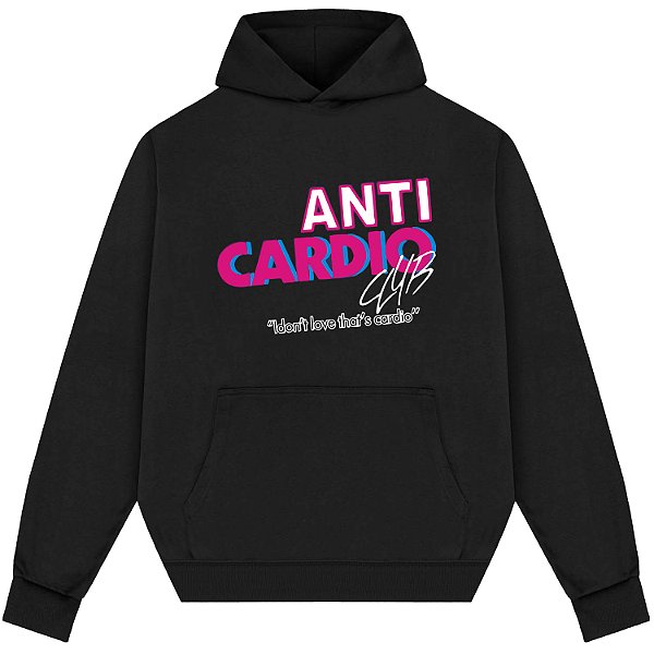 Blusão Blusa de Moletom Canguru Streetwear - Anti Cardio Club