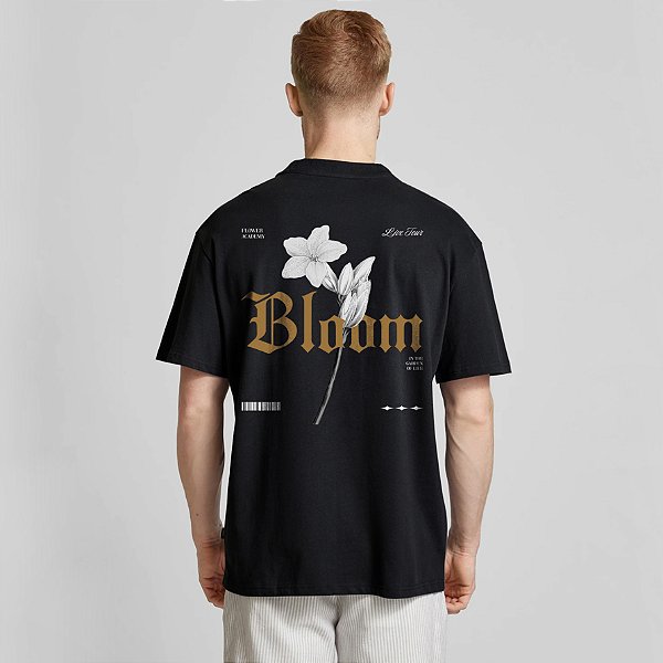 Camiseta Streetwear Masculina Algodão Estampada - Bloom