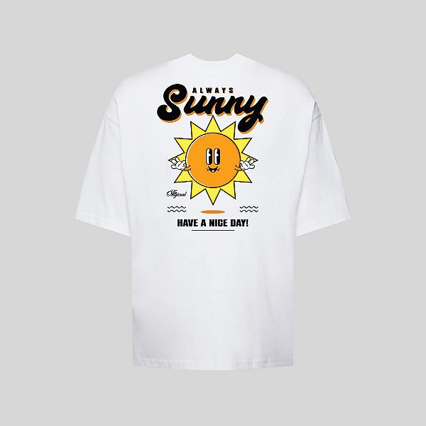 Camiseta Oversized Streetwear Masculina Estampa Costas Always Sunny