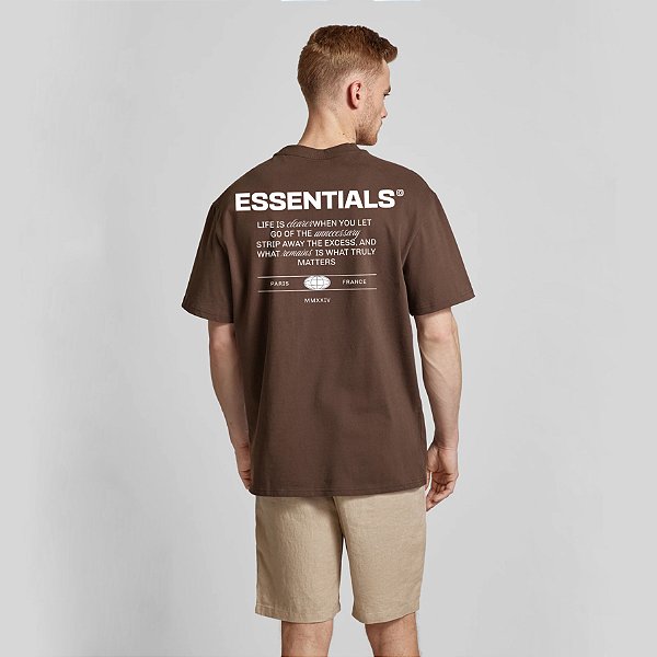 Camiseta Streetwear Masculina 100% Algodão Fio 30.1 - Essentials