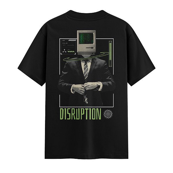 Camiseta Streetwear Masculina 100% Algodão Fio 30.1 - Disruption 01