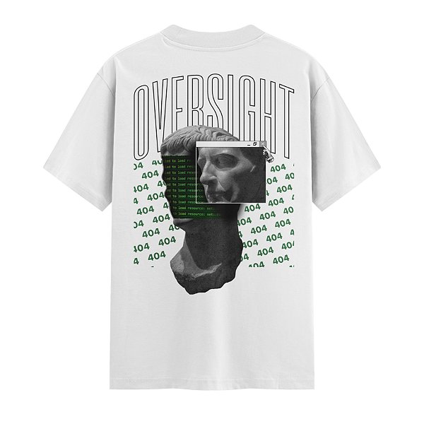 Camiseta Streetwear Masculina 100% Algodão Fio 30.1 - Oversight 02