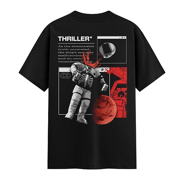 Camiseta Streetwear Masculina 100% Algodão Fio 30.1 - THRILLER 08