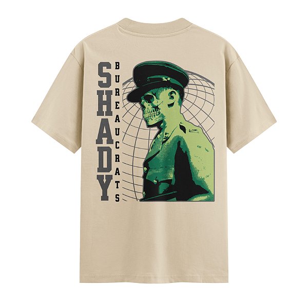 Camiseta Streetwear Masculina 100% Algodão Fio 30.1 - SHADY BUREAUCRATS 31