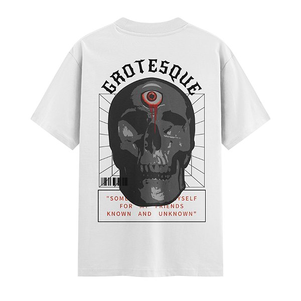 Camiseta Streetwear Masculina 100% Algodão Fio 30.1 - GROTESQUE 35