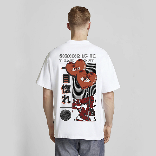 Camiseta Streetwear Masculina 100% Algodão Fio 30.1 - SIGNING 37