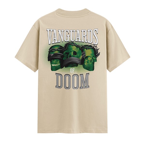 Camiseta Streetwear Masculina 100% Algodão Fio 30.1 - VANGUARDS OF DOOM 40