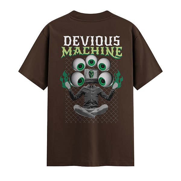 Camiseta Streetwear Masculina 100% Algodão Fio 30.1 - DEVIOUS MACHINE 42