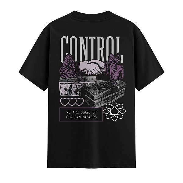 Camiseta Streetwear Masculina 100% Algodão Fio 30.1 -  CONTROL 44