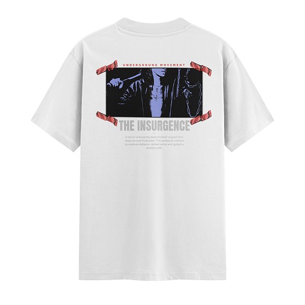 Camiseta Streetwear Masculina 100% Algodão Fio 30.1 - INSURGENCE 50
