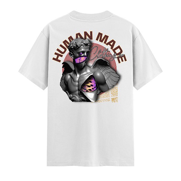 Camiseta Streetwear Masculina 100% Algodão Fio 30.1 - HUMAN MADE 62