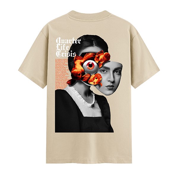 Camiseta Streetwear Masculina 100% Algodão Fio 30.1 - QUARTER LIFE CRISIS 71