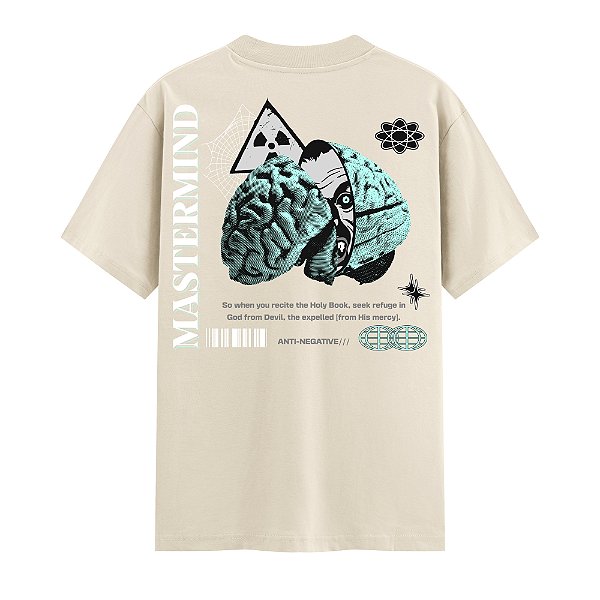 Camiseta Streetwear Masculina 100% Algodão Fio 30.1 - MASTERMIND 81