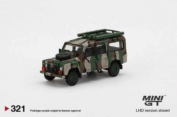 Land Rover Defender 110 Malaysian Army 1:64 Mini GT