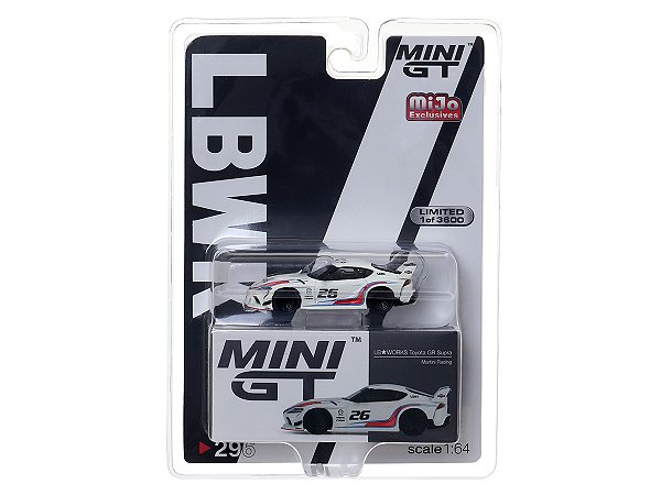 Toyota GR Supra Martini Racing LB Works 1:64 Mini GT