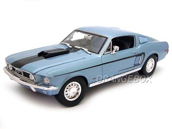 Mustang 1968 GT Cobra Jet 1:18 Maisto Special Edition