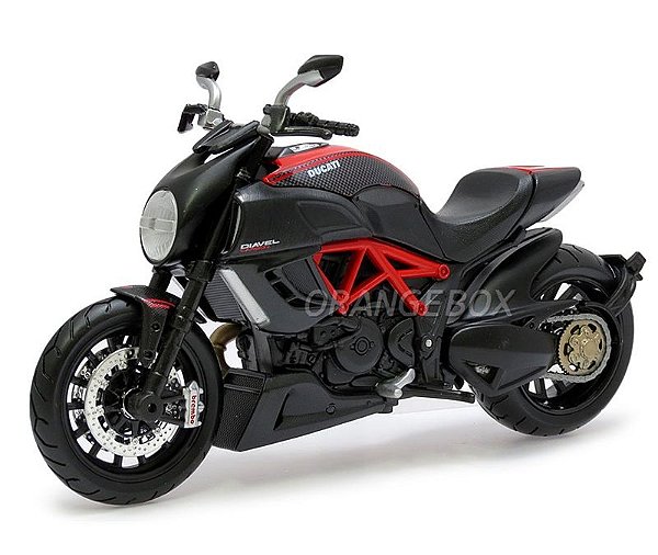 Ducati Diavel Carbon Maisto 1:12 Preto