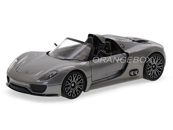 Porsche 918 Spyder 2013 1:24 Welly Cinza