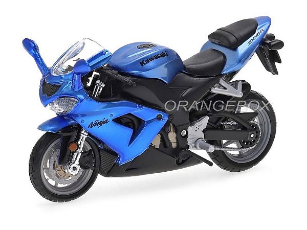 Kawasaki Ninja ZX-10R 1:18 Bburago Azul