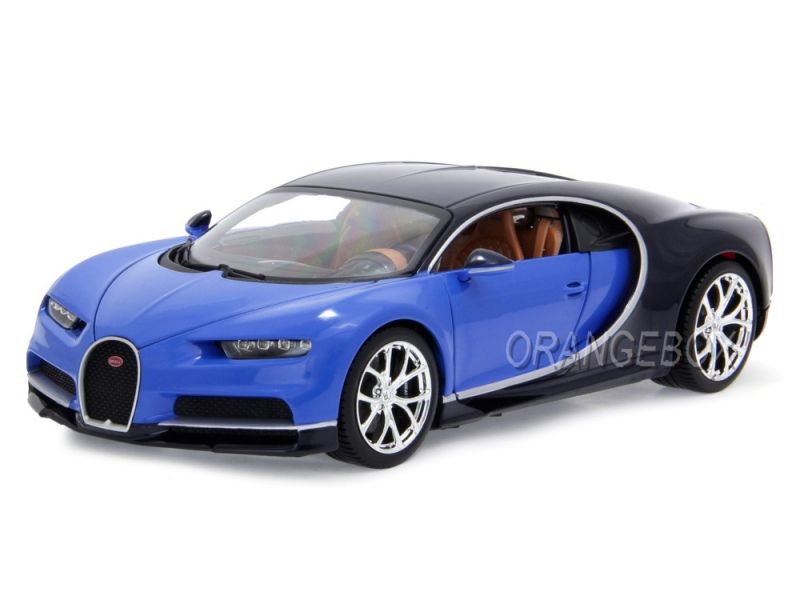 Bugatti Chiron 2016 Bburago 1:18 Azul